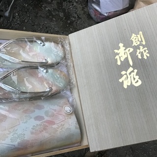 ★さらに値下げ‼️🥲  草履🩴とバッグ👛のセット　一回だけ使用