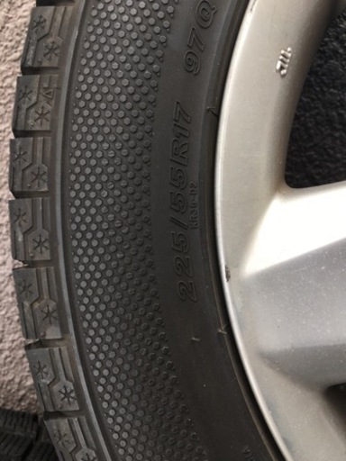 <お話し中> 30セルシオ　スタッドレス　純正ホイール