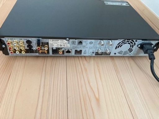 シャープAQUOS ブルーレイHDDレコーダー 1TB