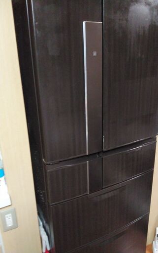 三菱ノンフロン6ドア冷凍冷蔵庫　MR-JX55LW-RW  550ℓ  2012年製