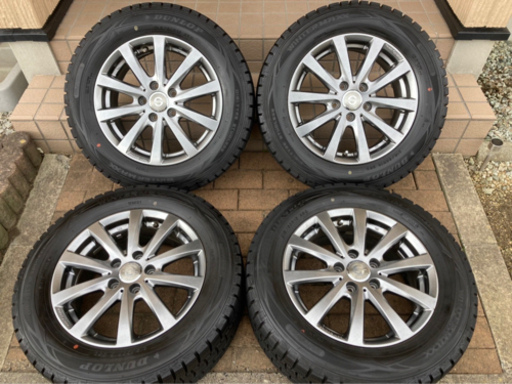 有難うございました！美品‼️バリ溝 ‼️ダンロップ ウインターマックス スタッドレス 215/60R16 2018年製 Team Sparco ENKEI フォルクスワーゲン The ビートル