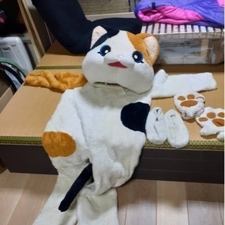 子供に大人気。猫の全身着ぐるみ　の画像