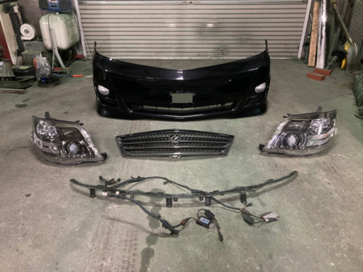 値下げしました‼️‼️アルファード　後期顔面セット　10アルファード　ハーネス付き