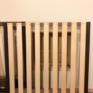 木製　シングルベッド　すのこベッド　ベッドフレーム　フレームのみ　の画像