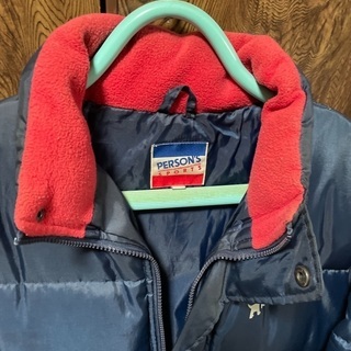 パーソンズ　ダウン　中古　ネイビー　Lサイズの画像