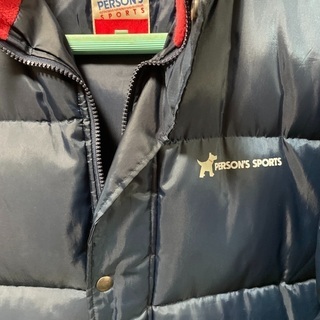 パーソンズ　ダウン　中古　ネイビー　Lサイズの画像