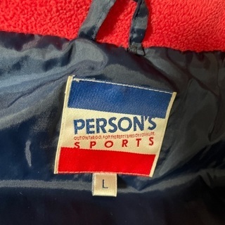 パーソンズ　ダウン　中古　ネイビー　Lサイズの画像