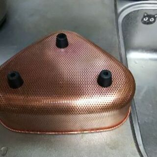 銅の三角コーナーの画像