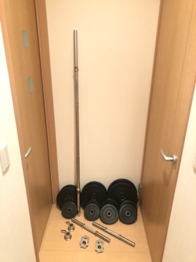 【おまけ付き！】マーシャルワールド バーベル ダンベルセット 75kg  【引き取り手見つかりました！】