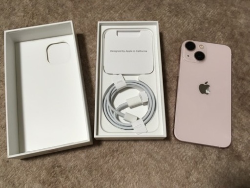 お買い得☆ほぼ新品☆iPhone13mini 128GB ピンク SIMフリー(^0^)/