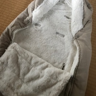 ベビーカー 防寒 フットマフの画像