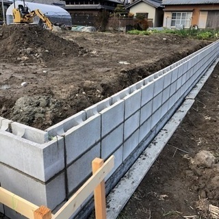 ブロック積みの画像