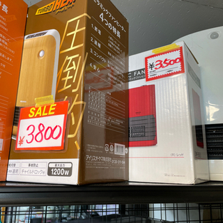 電気ストーブ❗️ファンヒーター❗️1000円から取り揃えております❗️寒くなってきた今の時期に❗️の画像
