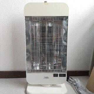ワイドカーボンヒーター　相談可　ホワイト　2重転倒オフスイッチ　...