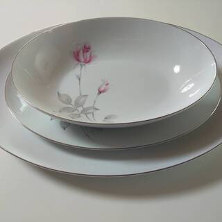FINE SEYEI CHINA　食器　お皿　セーエー陶器　楕円...