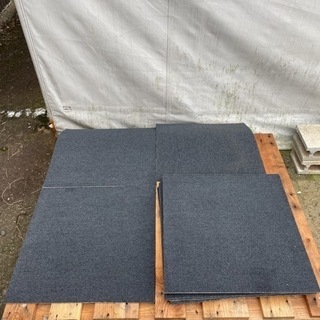 タイルカーペット HA104 ブラック　50×50cm 13枚の画像