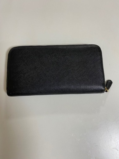 PRADA プラダ サフィアーノ ラウンドファスナー長財布 ブラック 正規品