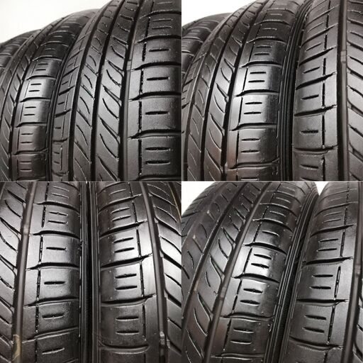 ★Nワゴンホイール X ノーマルタイヤ 4本★ 155/65R14 ダンロップ エナセーブ EC300 2014年製 14x4.5J ホンダ Ｎワゴン 純正 4H -100　　～横浜市旭区 ズーラシア近く～