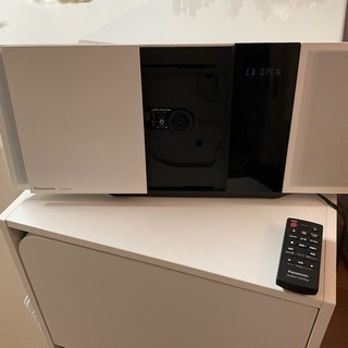 【取り引き決定】 美品！パナソニック　CDコンポ　リモコン付きの画像