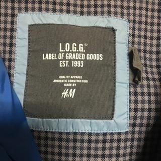 H&M ブルーアウターの画像