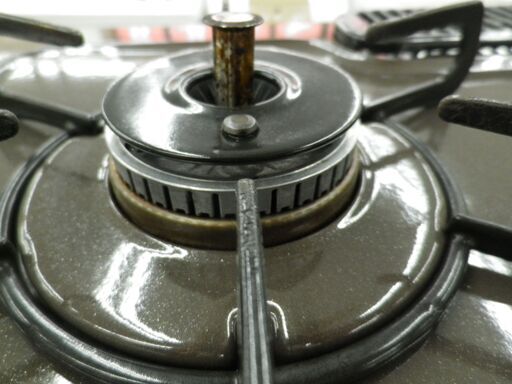 パロマ  LPガス ガステーブル 2021年製 右強火 IC-S807BHA -1R ブラウン×ホワイト 西岡店