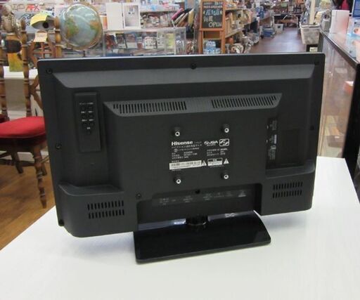 ハイセンス 20V型 液晶テレビ HJ20D55 2017年製 Wチューナー 直下型LEDバックライト 札幌 厚別店
