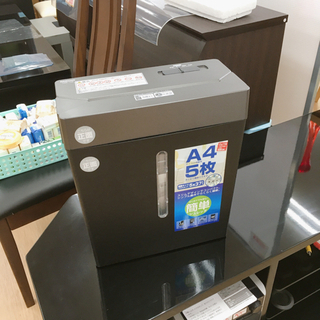 無料！パーソナルシュレッダー✨ナカバヤシ✨NSE-109BK✨自動停止しません✨中古※難あり※の画像