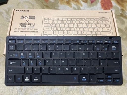【最終値下げ】エレコム Bluetooth ワイヤレス キーボード TK-FBP102BK/EC
