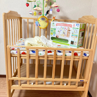 KATOJI  ミニ　ベビーベッド　マットレス一式　ベビーメリー