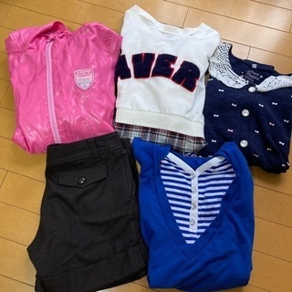 【お取引中】サイズ160〜M  女のコ用 秋冬用５着セット