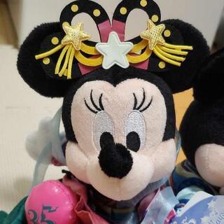 【レア】ディズニーランド35周年七夕ミッキーミニーペアぬいぐるみの画像