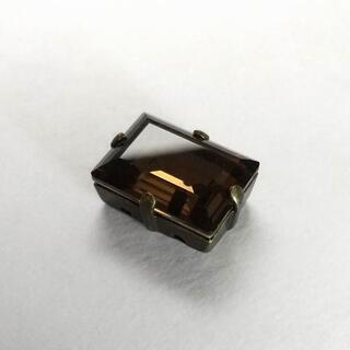 未使用★スワロフスキー#4527カット石座付き6個セット①