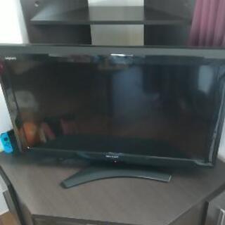 SHARP　AQUOS32型TV(LC32-E9)、FireStick、TV台の3点セットの画像