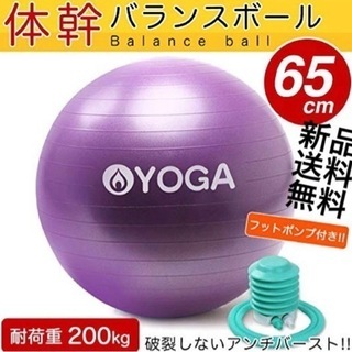 バランスボール　パープル