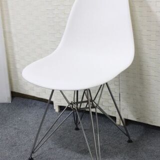 Herman Miller/ハーマンミラー イームズプラスチックサイドシェルチェア エッフェルベース ホワイト  椅子 中古家具 店頭引取歓迎 R4339)