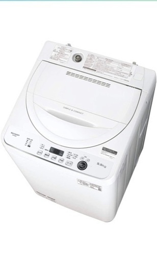 SHARP 全自動電気洗濯機　2019年製　シャープ