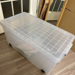 押入れ収納（キャスター付） 2点セット