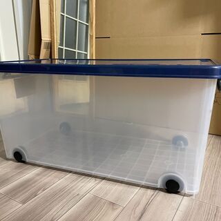 押入れ収納（キャスター付） 2点セットの画像