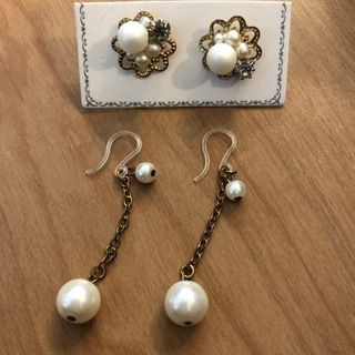 ピアス✴︎２点セット　②さしあげます　（取引決定）の画像