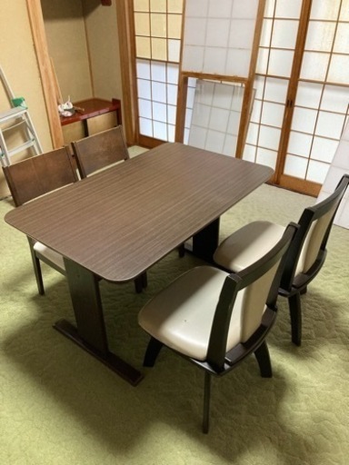 【超美品】ダイニングテーブル、チェアーセット