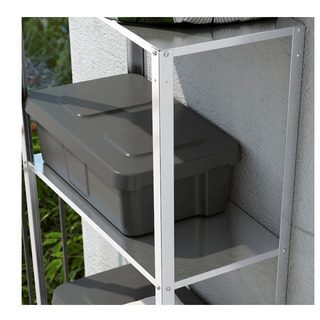 【2台】IKEA イケア HYLLIS ヒュッリス シェルフ 室内 屋外 棚 ラック 完成品の画像