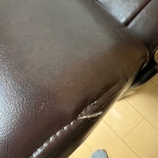 ニトリ　合皮2人掛けソファー