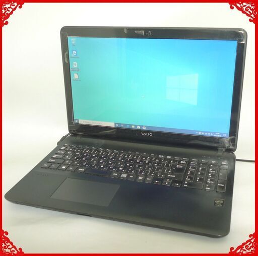 新品SSD ノートパソコン Windows10 中古良品 15型 SONY VAIO VJF151C01N 第4世代 i5 8GB DVDマルチ 無線 Bluetooth webカメラ Office