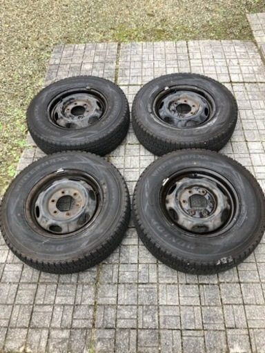 【決まりました‼️】195/80R15 ホイールセット　バリ溝