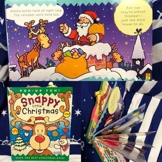 英語版　Xmasとび出し絵本です　A 4サイズです
