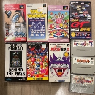 スーファミのソフト　ボンバーマン、カービーなど