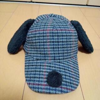 スヌーピー　グレンチェックキャップ帽子 　ユニバーサルスタジオジ...