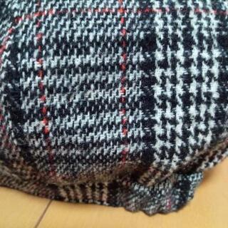 スヌーピー　チェック柄キャスケット　帽子① 　ユニバーサルスタジオジャパン USJの画像