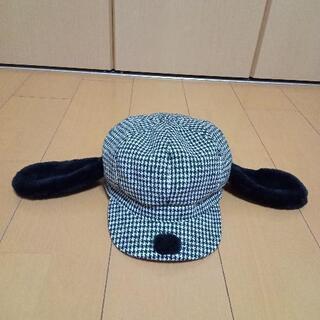 スヌーピー　チェック柄キャスケット　帽子② 　ユニバーサルスタジ...