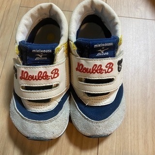 ミキハウスmikihouse X mizunoコラボ　靴　15.5cm
